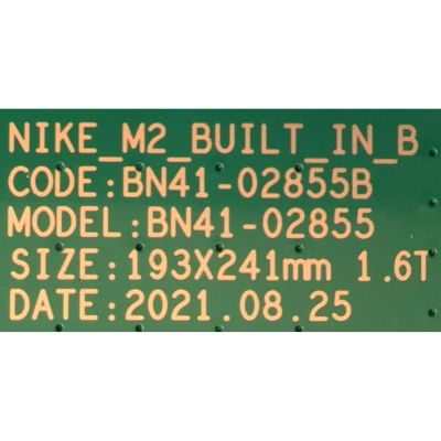 MAIN SAMSUNG PARA TV QLED 4K SMART TV / NUMERO DE PARTE BN94-17004U / BN97-18193Y / BN41-02855B / BN41-02855 / 17004U / PANEL CY-QA075FGHV7H / DISPLAY ST7461D02-M / MODELO QN75Q70AAFXZA CH07 - Imagen 3